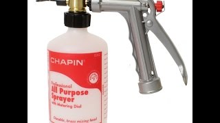 Review Chapin G362 Professional All Purpose Hose End Sprayer with Metering Dial [upl. by Hildagard]