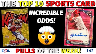 THIS GUY PULLED 2 CARDS OVER 35K IN THE SAME WEEK🤯  TOP 10 SPORTS CARD PULLS OF THE WEEK  EP 163 [upl. by Jerold64]