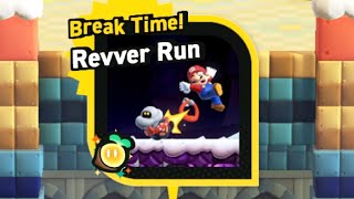 Revver Run 100 All Coins and Wonder Seeds Super Mario Bros Wonder [upl. by Naval]