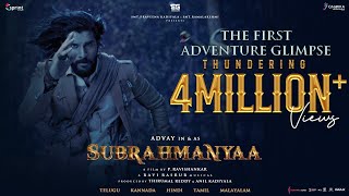 Subrahmanyaa Glimpse  The First Adventure  Advay  Ravishankar  Rubal  Ravi Basur  SG Movies [upl. by Chaudoin]