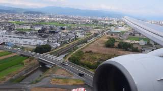 松山空港 サークリングアプローチ～着陸 ANA589便 B777200 JA704A [upl. by Battista202]