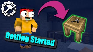 Minecraft Engineers Life Lets Play ep 1  lets get started [upl. by Bocyaj]