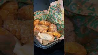 No caption needed Wingstop is the GOAT wingstop food lookatthis mukbang [upl. by Ycnej687]