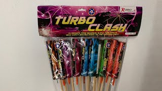 Turbo Clash Rockets  Pijlenpakket  Rubro vuurwerk  Heavy Legend  10 Stuks [upl. by Scibert]