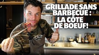 Recette de Norbert  Grillade sans barbecue  la côte de boeuf [upl. by Inus]