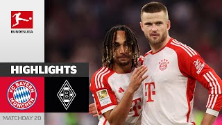 Boey Debut At Bayern Win  FC Bayern  Gladbach 31  Highlights  Matchday 20 – Bundesliga 202324 [upl. by Ramaj]