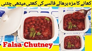 Falsa Chutney Cranberry Chutney  Falsay Ki Chutney Shorts YoutubeShorts By FOUR STAR KITCHEN🌷 [upl. by Ahsikyt]