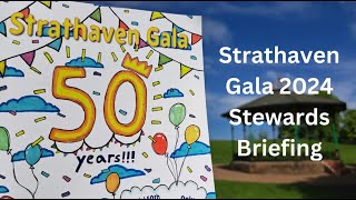 Strathaven Gala 2024  Parade Stewards Briefing [upl. by Jaymee]