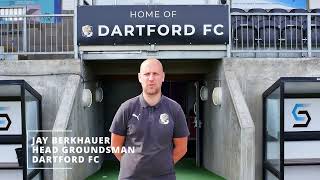 Dartford Football Club End of Season Pitch Renovation [upl. by Ahsilla415]