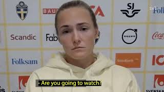 Magdalena Erikssons thoughts about the World Cup in Qatar  13112022 SVT [upl. by Marceau]