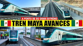 Mira Así va quedando la construcción del Tren Maya a solo 65 días para su inauguración [upl. by Gildea]