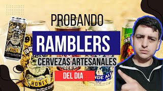 Probando las cervezas artesanales RAMBLERS las del supermercado Dia [upl. by Sirehc584]