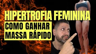 Hipertrofia em mulheres Como aumentar massa muscular na academia ou em casa [upl. by Nitsa]