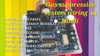 Gas suppression system wiring diagram in Hindi fire alarm system [upl. by Coltin222]