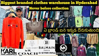 Biggest branded clothes warehouse in Hyderabad  best branded clothes store what 20 [upl. by Akinod234]