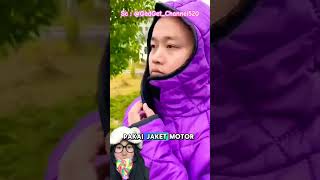 Jaket motor Ungu ⁉️ shorts funny dubbing [upl. by Eniron]