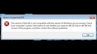 How to fix steam Error rungameid570 [upl. by Akinoj]