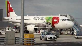 Aeroporto de Lisboa assistência em terra terminal 2 Lisbon airport groundforce [upl. by Tteve]