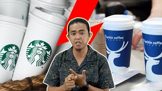 Luckin Coffee Tapau Starbucks di China [upl. by Blau]