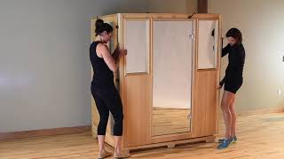 Good Health Saunas 2 Person Signature Sauna Assembly [upl. by Lahcar647]