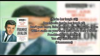 Ponchinello Payasito  Frankie Avalon quotCon letra  with lyricsquot [upl. by Marietta]