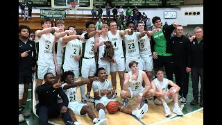 Laingsburg vs Lumen Christi Boys Regional Final Basketball Video Highlights [upl. by Onra475]