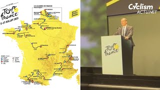 Tour de France 2025  La présentation du parcours du Tour de France 2025 la 112e édition [upl. by Anirpas]