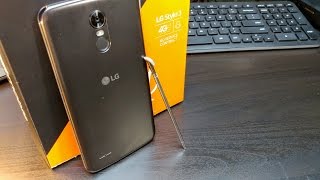 LG STYLO 3 Unboxing  Only Phone LEFT with a builtin Stylus [upl. by Moynahan]