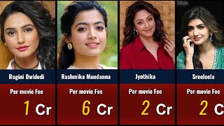 Indian Actress Fee Salary Per Movie in 2024  Highest Paid Indian Actresses [upl. by Atsejam725]