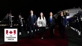 Trudeau arrives in Peru for APEC meeting [upl. by Amluz]