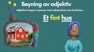 Bøying av adjektiv Bokmål [upl. by Kremer201]