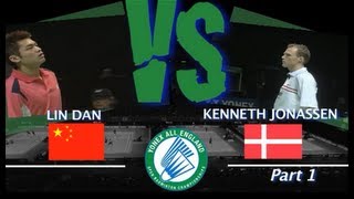 All England 2006 Lin Dan vs Kenneth Jonassen Part 1 [upl. by Mehitable]