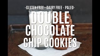 Grain Free Double Chocolate Chip Cookies [upl. by Winther]