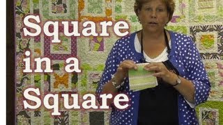 Make the Square in a Square Quilt Tutorial [upl. by Anana]