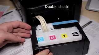 How To Refill Ink Epson Printer L110 [upl. by Enitsuj]