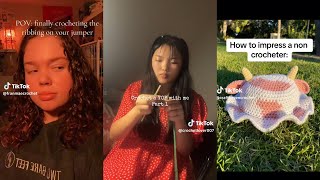 Crochet TikTok Compilation 26  Viral Crochet Inspo amp Ideas amp Hacks [upl. by Nedarb]