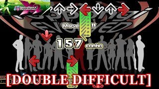 【DDR X2】 roppongi EVOLVED ver A DOUBLE DIFFICULT 譜面確認＋クラップ [upl. by Anos460]