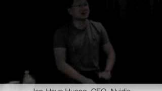 Nvision Nvidia CEO on Intel Larabee [upl. by Alliehs57]