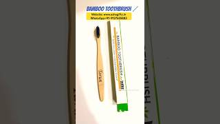 Personalized Bamboo Toothbrush 🔥🔥 personalisedgifting customizedgifts giftideas corporategift [upl. by Boffa]