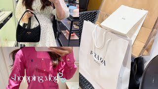 vlog財布の紐がゆるゆるな社会人の休日in夏🍉三田アウトレットPRADAeteCHANEL💌🤍バッグアクセサリー購入品紹介🫶sub•eng [upl. by Montgomery]