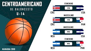 Live Nicaragua Campeonato Centroamericano U14 Masculino y Femenino [upl. by Yrgoerg]