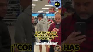 Increpan a fiscal Rafael Vela durante su visita a un centro comercial en EEUU [upl. by Eekcaj]