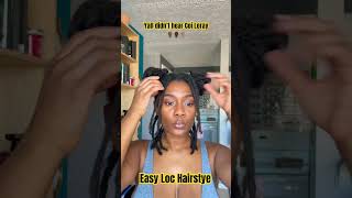 LOC Hairstyles NO RETIWST  naturalhair vibewithme [upl. by Ayote893]