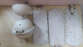 Restoration of Crompton Parkinson Ceiling fan 1940 Made In India First on YouTube [upl. by Ruel391]