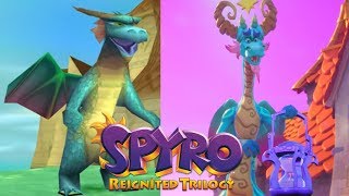 Original and Spyro Reignited Trilogy Comparisons of all 80 Dragons [upl. by Serg]