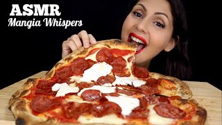 ASMR  EATING PEPPERONI DELUXE PIZZA  MUKBANG WHIPSER  MANGIA WHISPERS 먹방 [upl. by Puglia]