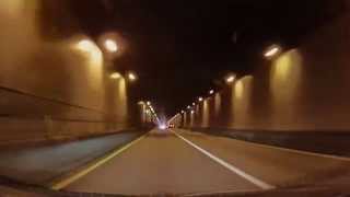 Driving through the Big Walker Mountain Tunnel and East River Mountain Tunnel on I77 in Virginia [upl. by Ytsirhk65]