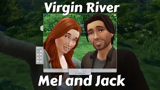 Virgin River  Mel and Jack  Sims4 Create A Sim  No CC [upl. by Naneik]