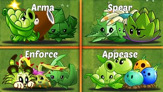 Random 4 Team 3 Plants  Mint Battlez  Who Will Win  PvZ 2 Team Plants vs Team Plants [upl. by Hildagarde]