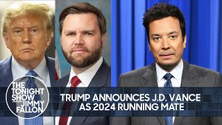 Trump Announces JD Vance as 2024 Running Mate Taylor Swift Swallows Third Bug at Eras Tour [upl. by Zealand668]